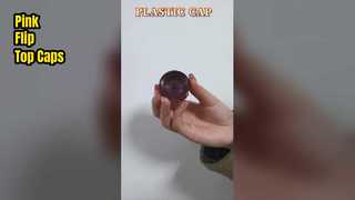 Roze flip-top doppen voor flessen