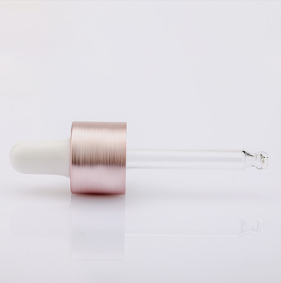 20/410 van het de Flessendruppelbuisje van de Aluminium Plastic Etherische olie Geborstelde het Draadtrekken Roze Kleur GLB