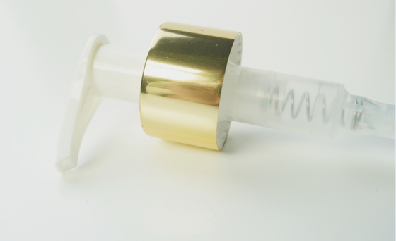 Gouden zeeppomp 28mm Links/rechts slot 1.8 Cc lotion shampoo douche gel buizen Goedkope prijs PP materiaal Liquid