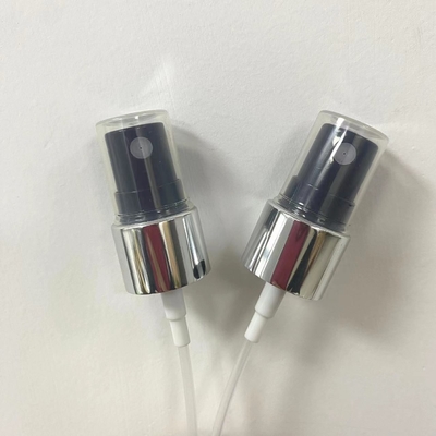 20 410 Zilver/Zwart Glanzend Aluminium Fijne Mist Sprayer Pump 0,12cc Output