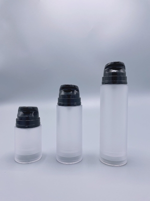 De gerecycleerde Flessen Zonder lucht 50ml 100ml 150ml van de Schroefpp Pomp