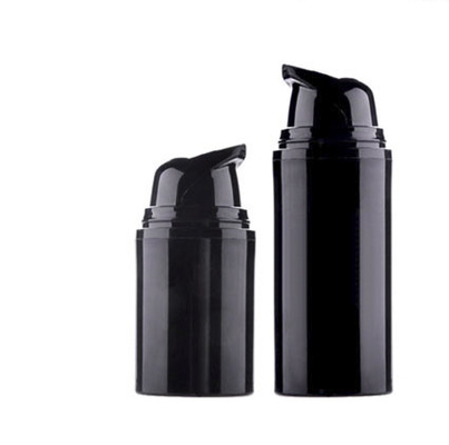 Lege Zwarte de Pompflessen Zonder lucht 15ml 30ml 50ml van pp voor Lotion