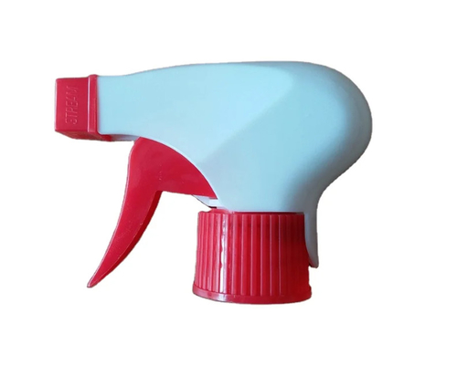 Roodwit Kleur Plastic Trigger Sprayer 28mm voor Tuin Schoonmaak Wasfles