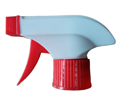 Roodwit Kleur Plastic Trigger Sprayer 28mm voor Tuin Schoonmaak Wasfles