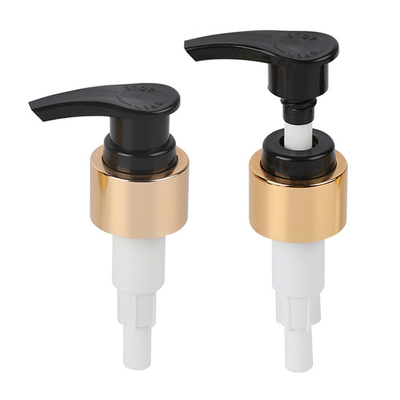 28/410 Aluminium-zwarte Plastic Lotion Shampoo Schroef Dispenser Pomp Voor Fles