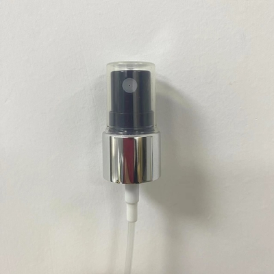 20 410 Zilver/Zwart Glanzend Aluminium Fijne Mist Sprayer Pump 0,12cc Output