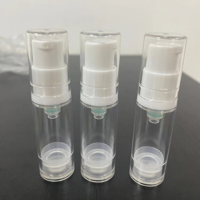 5 ml lotion luchtloze pomp flessen Plastic cosmetische lotion fles AS materiaal