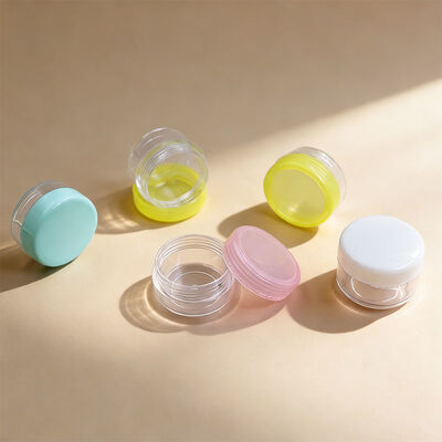 HOT Sale Cosmetische container 10g 15g Custom Kleur PS Plastic Oog Gezicht Mini Body Cream Jar