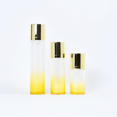 Cosmetische Luxe AS Airless Pomp Fles 15ml 30ml 50ml Witte Dubbele Wand Airless Serum Fles met Matglas Fles