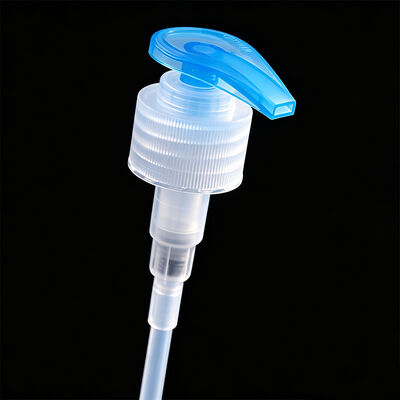 Grote kop vloeibare zeep handwasdispenser Plastic lotionpomp 24/410 28/410 geribbeld