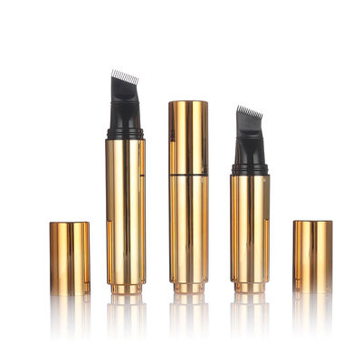 Zwarte kleur Airless huidverzorgingsfles 20 ml plastic airless lotionfles met borstelkop