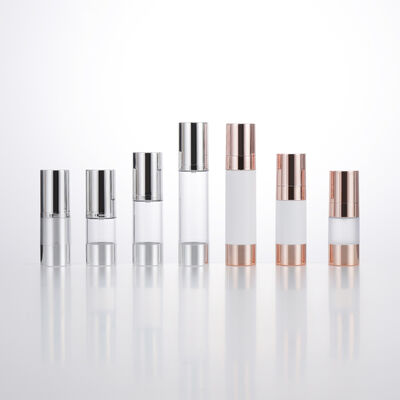 Leeg Reis Mini Ronde Lotion Fles 15 ml 30 ml 50 ml Rose Gold Vacuum Fles