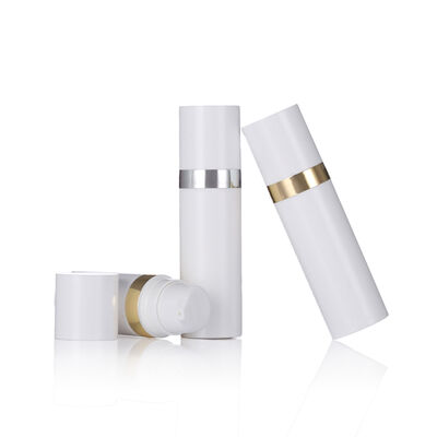 Hoogwaardig monster kleine flessen 15 ml zon cosmetische luchtloze fles voor mannen