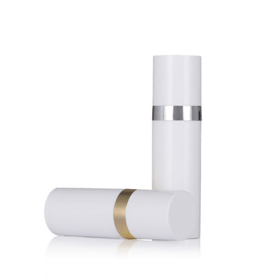 Hoogwaardig monster kleine flessen 15 ml zon cosmetische luchtloze fles voor mannen
