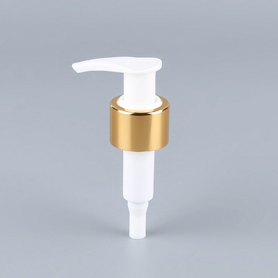 Pomp van de witgoud de Plastic Lotion, 1.2cc-van het de Pompaluminium van de Handzeep Materiële OEM