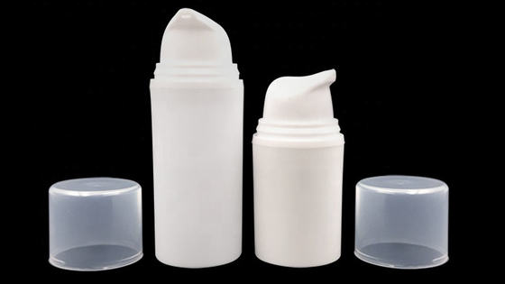 Witte Lege Pompflessen Zonder lucht, Kosmetische Verpakkende Container 15ml 30ml 50ml