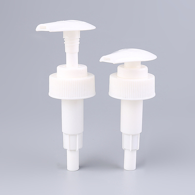 Witte Geribbelde Pomp 28/400, Automaatpomp van de Schroeflotion voor Fles