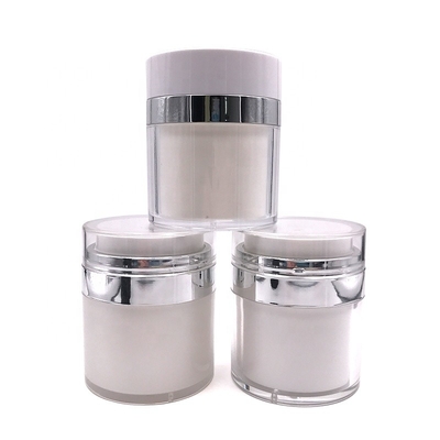 Kruik de Zonder lucht van de de Pomproom van 1oz 4oz, Acryl Kosmetische Kruik voor skincare Verpakking