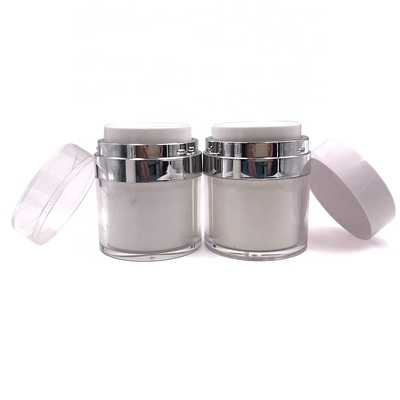 Kruik de Zonder lucht van de de Pomproom van 1oz 4oz, Acryl Kosmetische Kruik voor skincare Verpakking