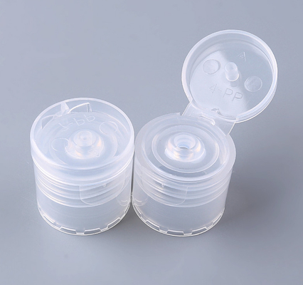kosmetisch Flip Top Bottle Caps Transparent maakt 20/410 24/410 glad