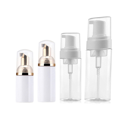 De lege Plastic Flessen van HUISDIERENschoonheidsmiddelen met Schuimpomp 30ml 50ml 60ml