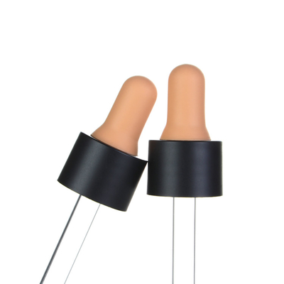 rood rubber Kosmetisch Glasdruppelbuisje, de kappen van het bamboedruppelbuisje voor etherische olie