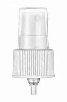 Zwarte witte Spuitbus 28/410 van de Parfummist het Plastic pp materiaal van 0.12ml