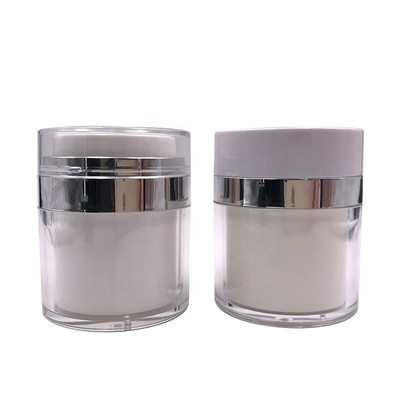 De acrylkruik Zonder lucht van de Pomproom, Kosmetische Containerkruik 50ml 50g voor Lotion Verpakking